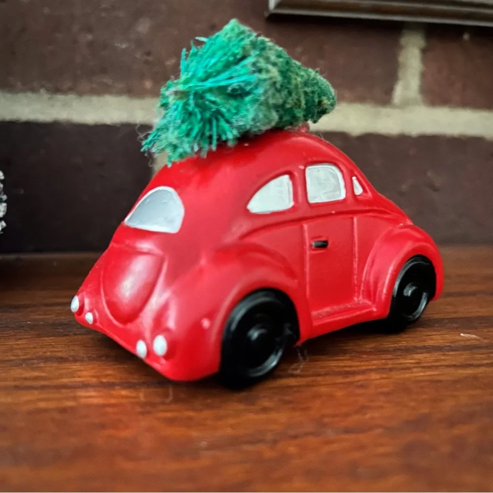 Dept 56 Little Red Car VW Christmas Ornament